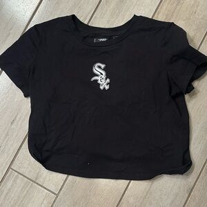 Super Cute Chicago Whitesocks Crop Top